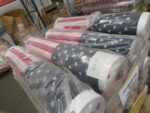 Bulk Printed Flag Fabric Rolls - Poly Cotton Flag Fabric Rolls  New Surplus  Made in USA