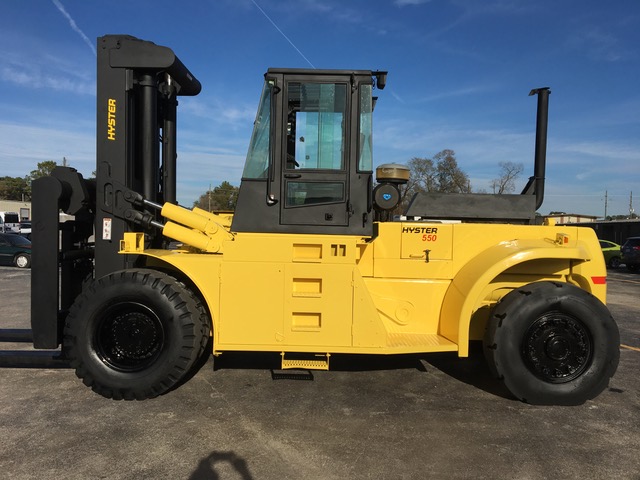 2008 H550F Hyster Pneumatic Forklift Fully Enclose Cab - Under 2500